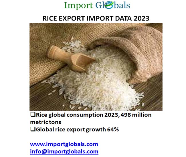 Rice Import and Export Trade Data 2023 Rice Import and Export Trade Data 2023