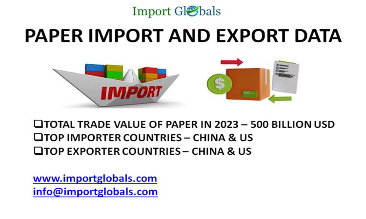 Paper Import and Export Data Paper Import and Export Data
