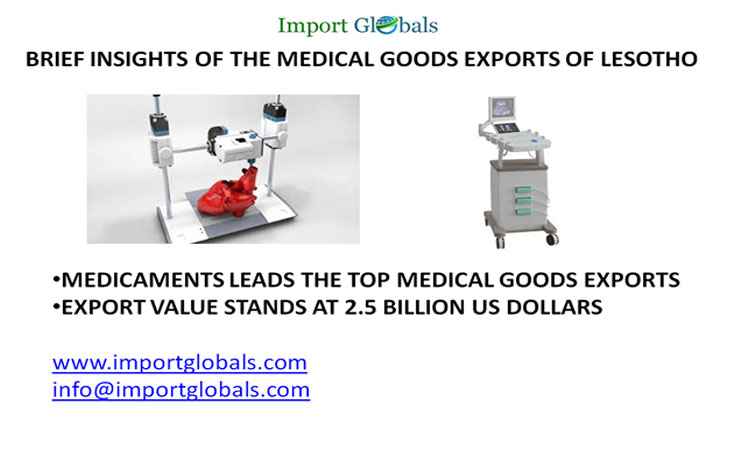 Brief Insights of the Medical Goods Exports of Lesotho; Key Aspects of Trade and Valuations Brief Insights of the Medical Goods Exports of Lesotho; Key Aspects of Trade and Valuations