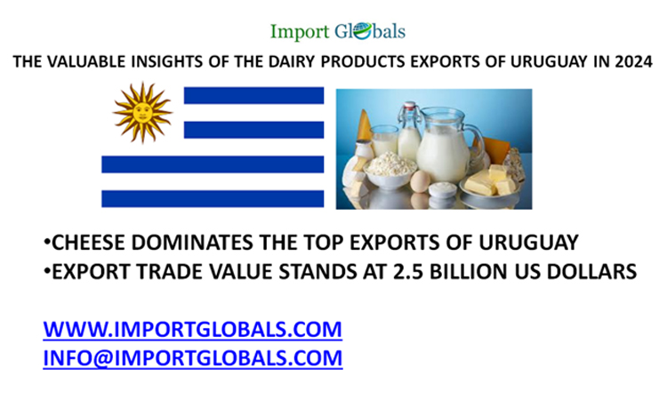 The Valuable Insights of the Dairy Products Exports of Uruguay in 2024 The Valuable Insights of the Dairy Products Exports of Uruguay in 2024