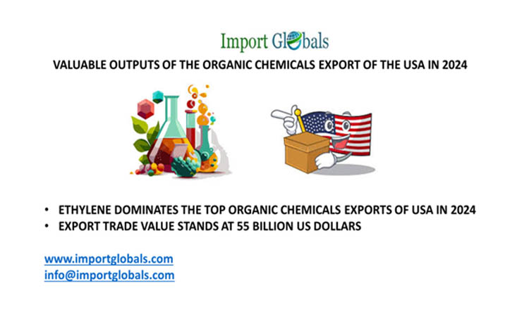 Valuable Outputs of the Organic Chemicals Export of the USA in 2024 Valuable Outputs of the Organic Chemicals Export of the USA in 2024