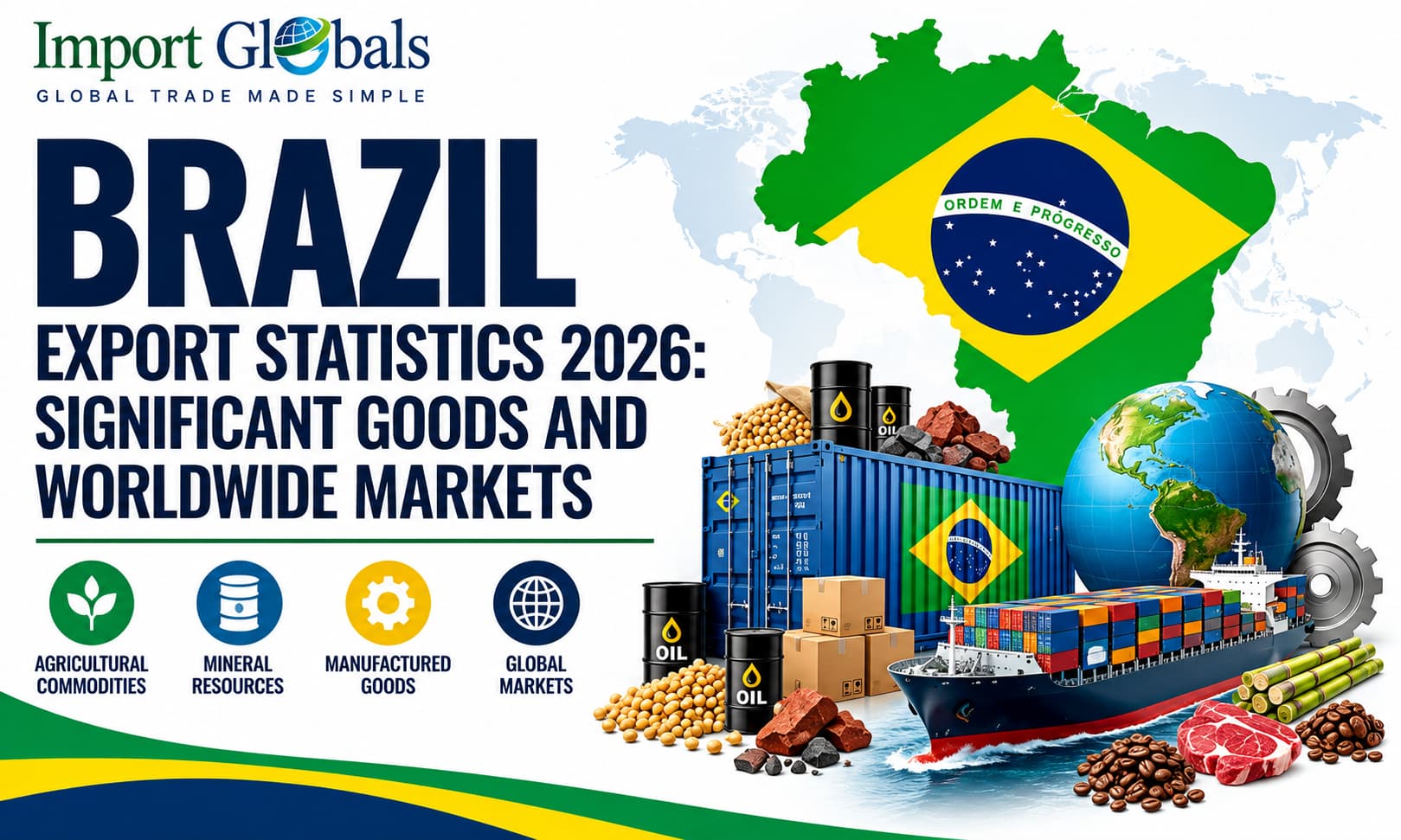 Brazil Export Statistics 2026: Significant Goods and Worldwide Markets