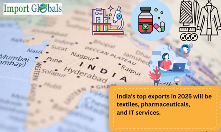 India's Top Exports in 2025 Will Be Textiles, Pharmaceuticals, and It Services
